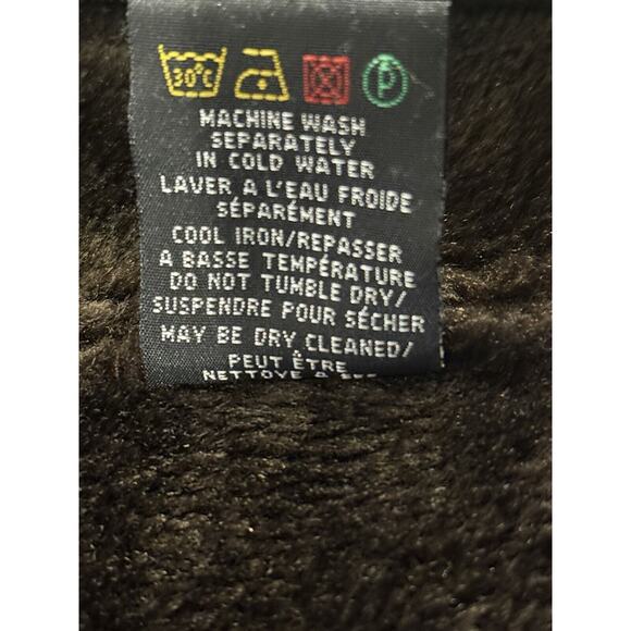 Tribal Jeans Faux Fur Sleeveless Vest Brown With Braided Detail‎ Size XL - Picture 9 of 9